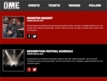 Tablet Screenshot of dme-promotions.com